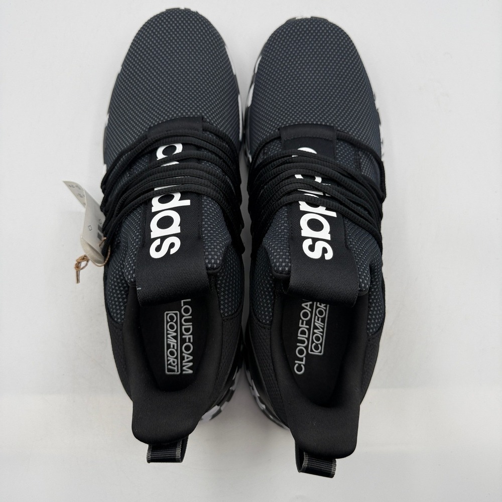 Adidas Lite Racer Adapt 7.0 Men 13 Black Cloudfoam Camo Sole JS0045 - Picture 3 of 7